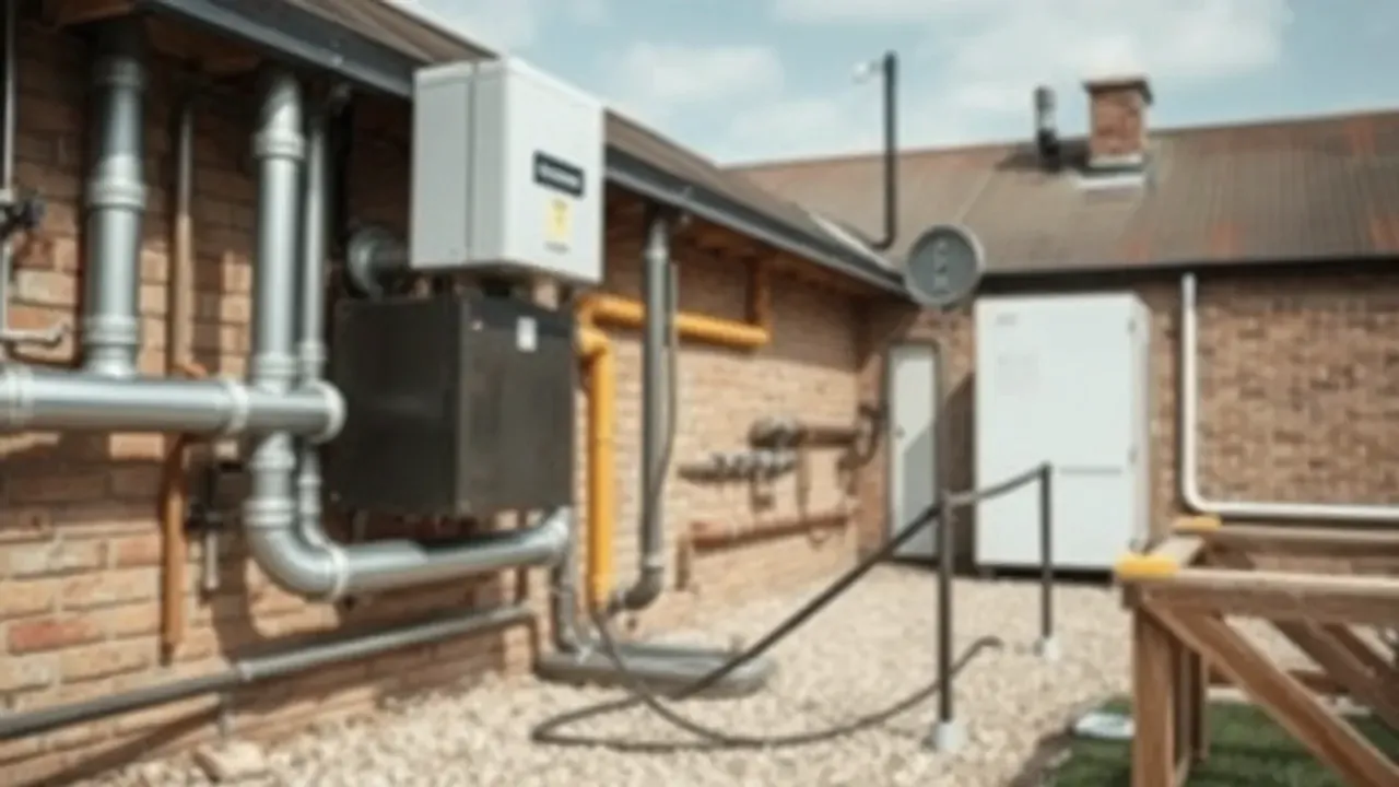 The building and ground relevant to Central heating systems in St neots